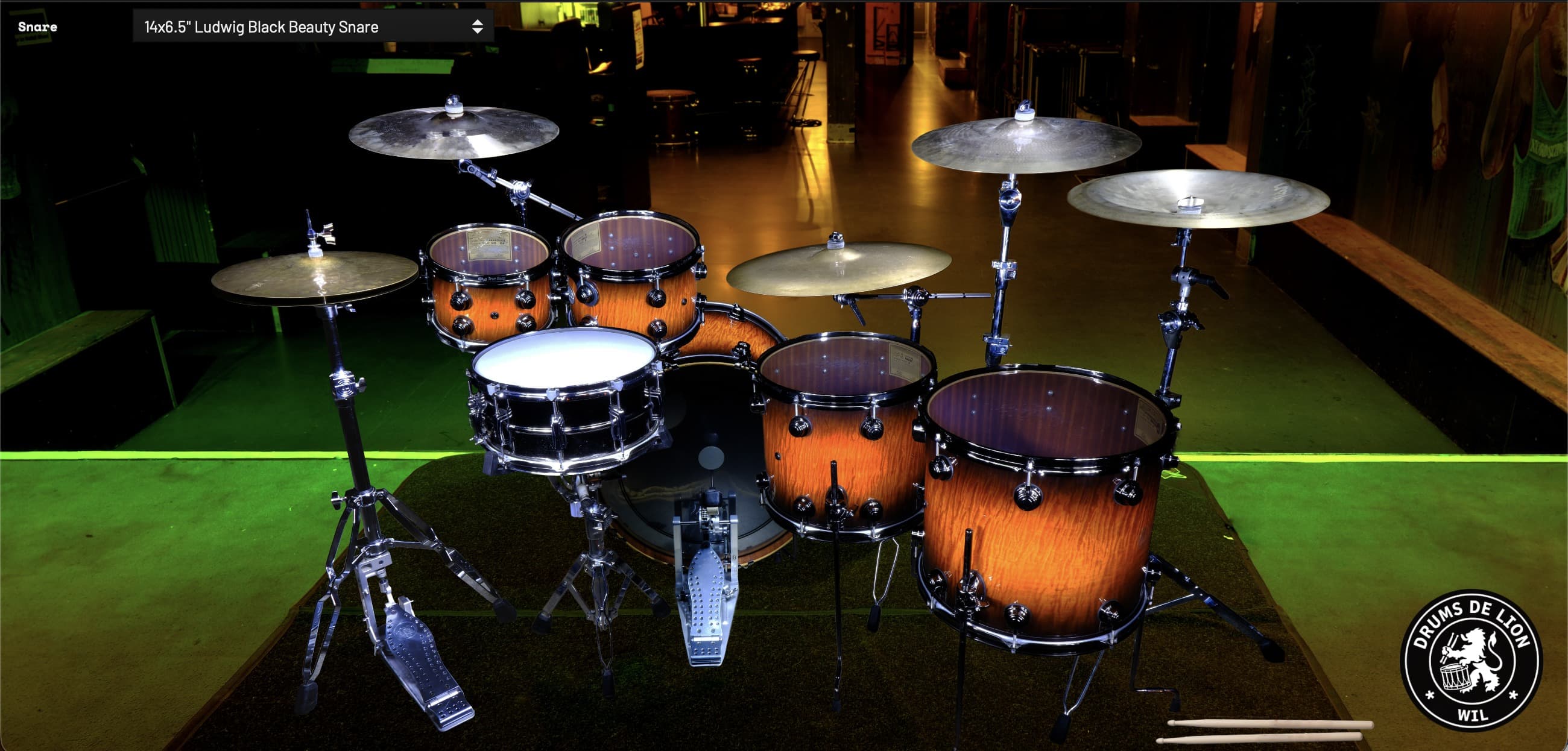 DW Collector's Maple/Mahogany