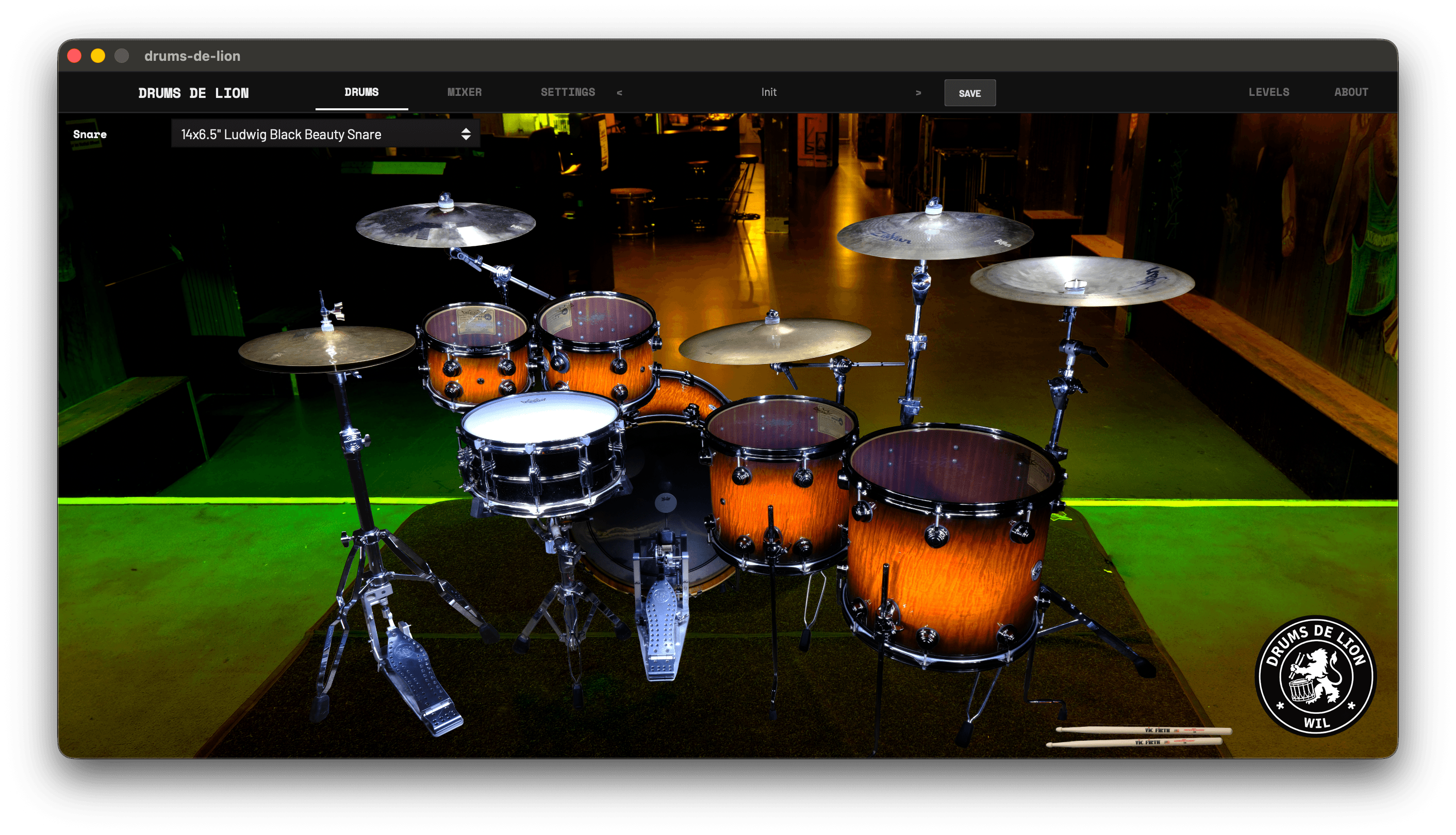 Photo-real kit view with hit animation